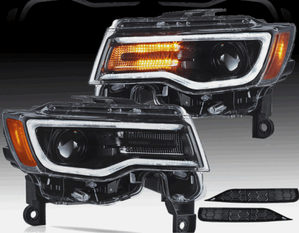 2014 - 22 Jeep Grand Cherokee LED Projector Headlights